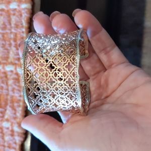 Kendra Scott Rose Gold Silver Cuff Bracelet